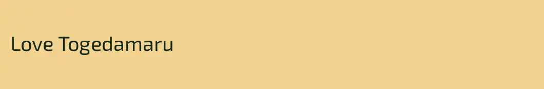 Love Togedamaru